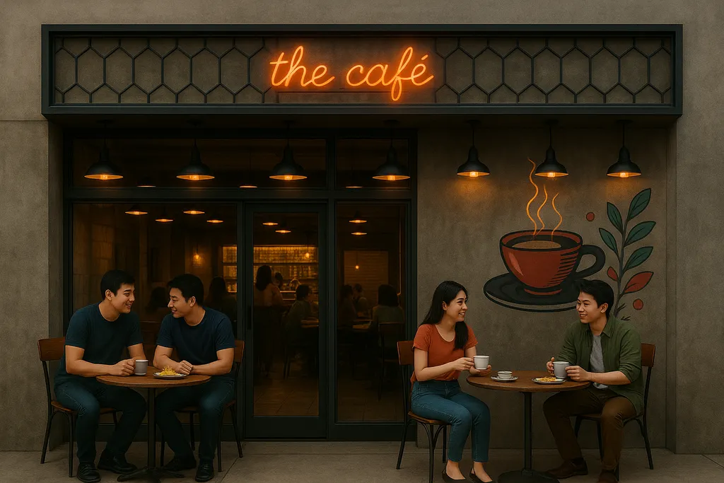 Inspirasi Desain Fasad Ruko 1 Lantai untuk Cafe
