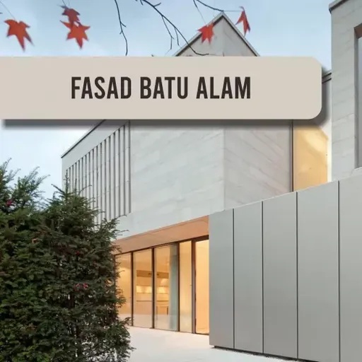Jasa Fasad Ruko Batu Alam