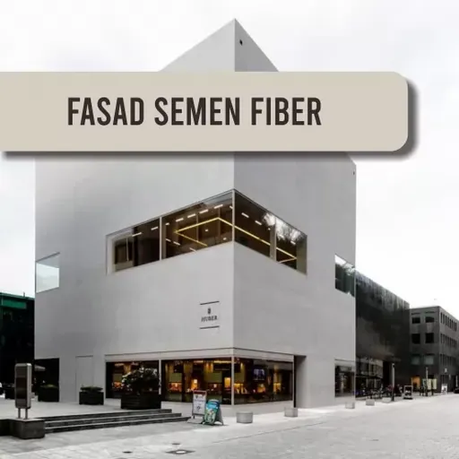 Jasa Fasad Ruko Fiber