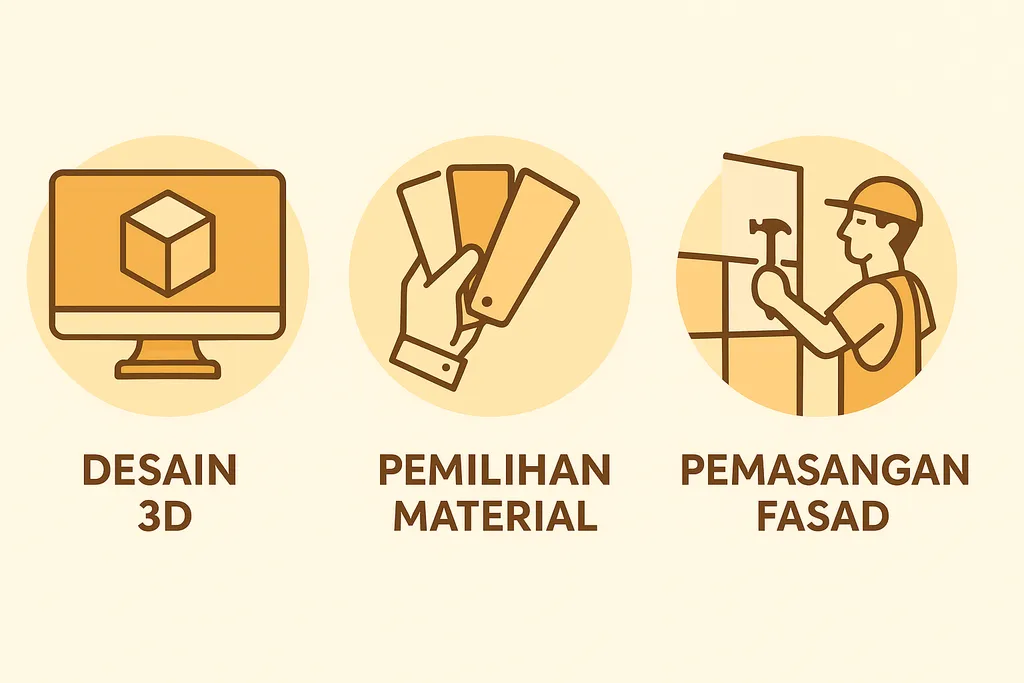 SOP Kontraktor Fasad Profesional. Dari Konsultasi hingga Finishing